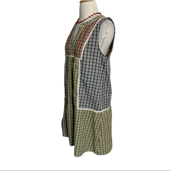 Anthropologie Multicolor Plaid Dress - Picture 3 of 8